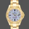 Rolex Yacht-Master Damen 168628 Replica - Weisses Zifferblatt Edelstahl