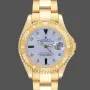 Rolex Yacht-Master Damen 168628 Replica - Weisses Zifferblatt Edelstahl