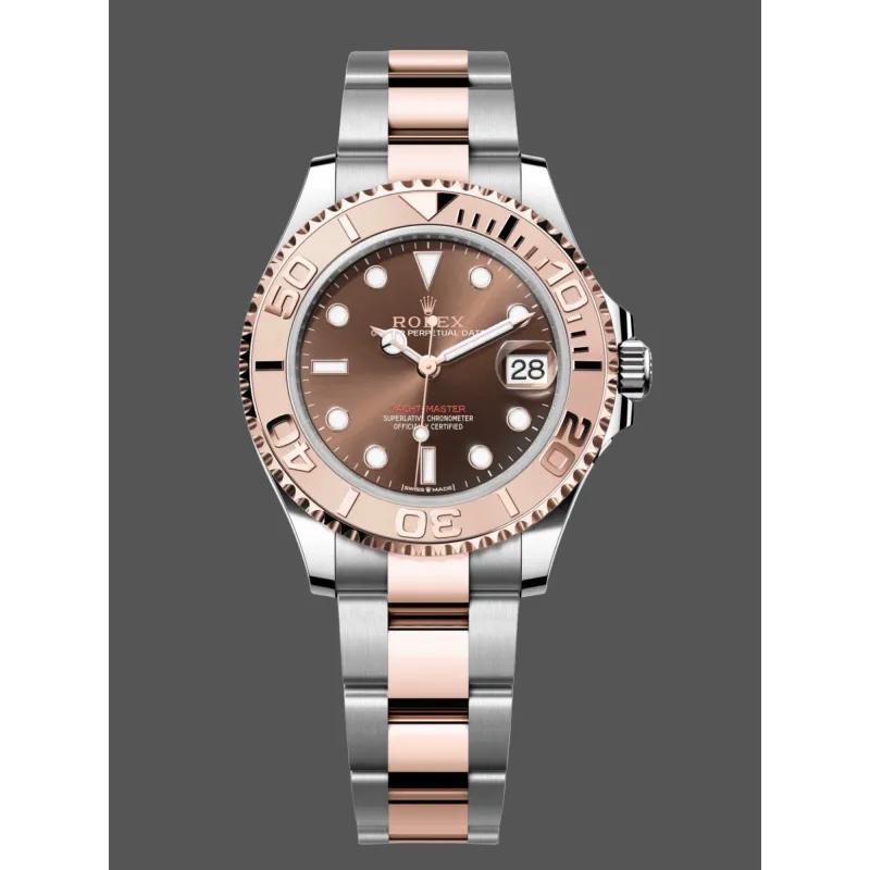 Rolex Yacht-Master 126621 Replica - Schokoladenbraunes Zifferblatt Oyster-Armband