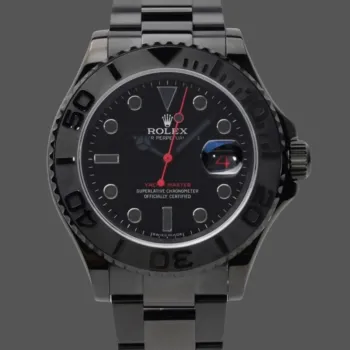Rolex Yacht-Master 116622 Replica - Schwarzes Zifferblatt Edelstahl