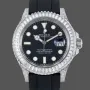 Rolex Yacht-Master 42 226679TBR Replica - Schwarzes Zifferblatt Oysterflex-Armband