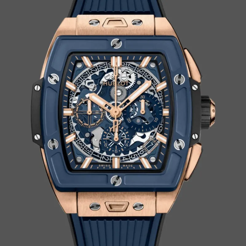Hublot Spirit of Big Bang 642.OL.7180.RX Replica - Blaues Zifferblatt Fabric