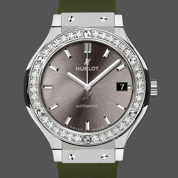 Replica Hublot Classic Fusion Grey Dial 42mm Herren Replica Uhr Authentisches Aussehen
