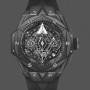 Replica 418.CX.1107.RX.MXM22 Hublot Big Bang Sang Bleu II Black Magic