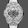 Replica 418.NX.2001.RX.1604.MXM20 Hublot Big Bang Partnerships Sang Bleu II Titan Diamant Uhren Alltagsfreundlich