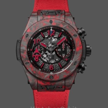 Replica Hublot 411.QV.1123.NR.OVK21 Big Bang Unico Red Carbon Alex Ovechkin Uhr 45mm