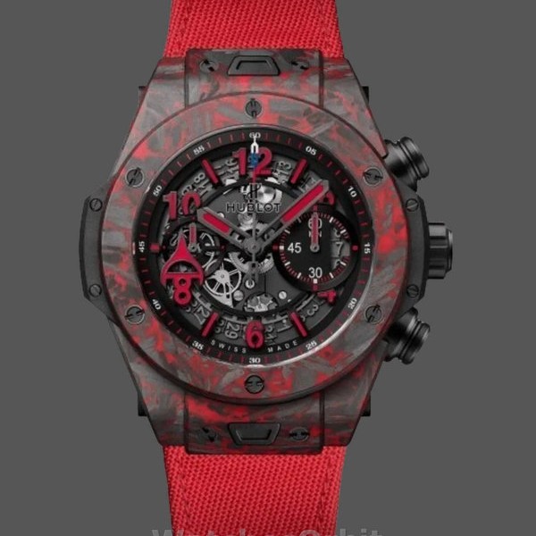 Replica Hublot 411.QV.1123.NR.OVK21 Big Bang Unico Red Carbon Alex Ovechkin Uhr 45mm Authentisches Aussehen
