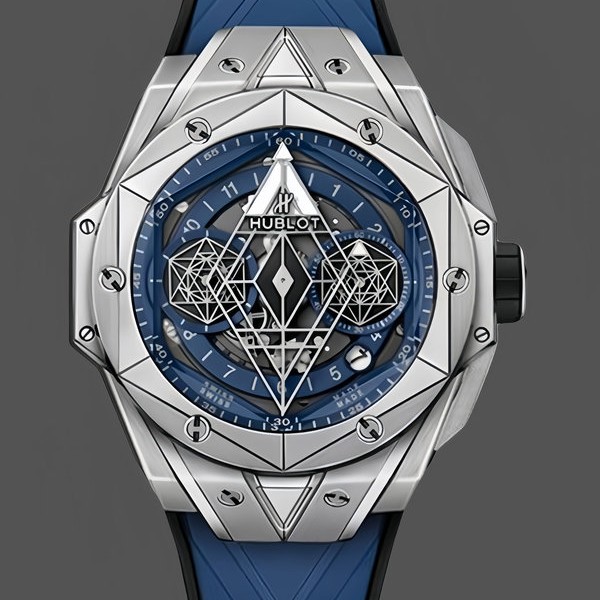 Replica Hublot Big Bang Sang Bleu II Titanium 418.NX.5107.RX.MXM20 Kompromisslose Präzision