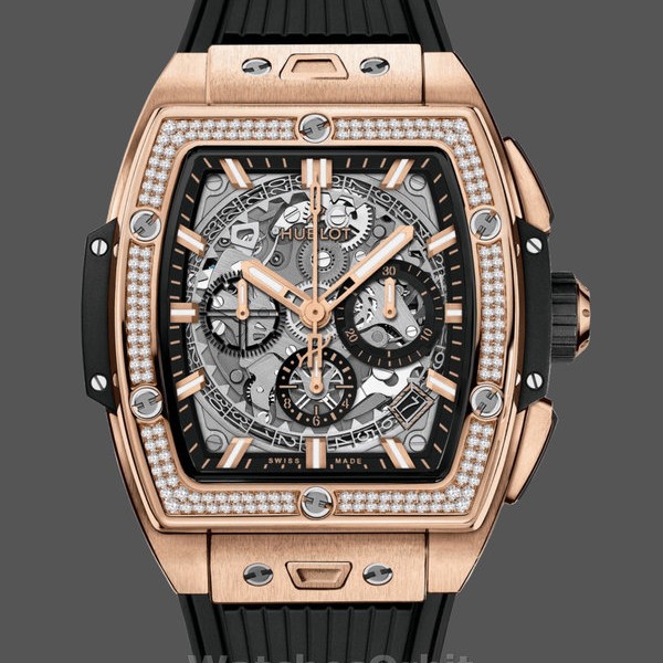 Replica Hublot Spirit of Big Bang King Gold Diamonds 42 mm 642.OX.0180.RX.1104 Schweizer Handwerkskunst