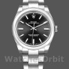 Replica Rolex Oyster Perpetual Air-King 114200 Black Index Dial 34mm Unisex Replica Uhr Stilvolles Accessoire
