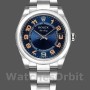 Replica Rolex Oyster Perpetual Air-King 114200 Konzentrisches blaues Zifferblatt 34mm Unisex Replica Uhr