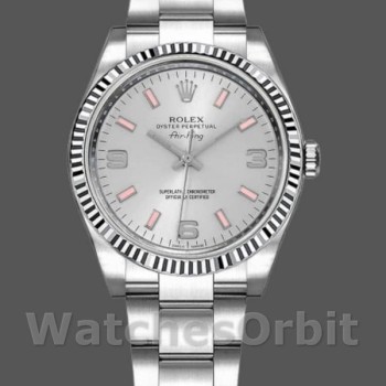 Replica Rolex Oyster Perpetual Air-King 114234 Automatik Silber Zifferblatt 34mm Unisex Replica Uhr