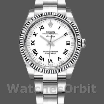 Replica Rolex Oyster Perpetual Air-King 114234 White Dial 34mm Unisex Replica Uhr