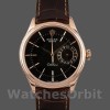 Replica Rolex Cellini Date 50515 Brown Leather Black Index Dial 39mm Herren Replica Uhr, Exakte Nachbildung, Authentisches Aussehen