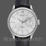 Replica Rolex Cellini Date 50519 Black Leather Silver Dial 39mm Herren Replica Uhr