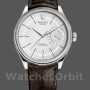 Replica Rolex Cellini Date 50519 Brown Leather Silver Dial 39mm Herren Replica Uhr