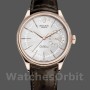 Replica Rolex Cellini Date Rose Gold Silver Crocodile Leather Strap 50515 39mm Herren Replica Uhr