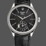 Replica Rolex Cellini Dual Time 50529 Black Dial White Gold 39mm Herren Replica Uhr