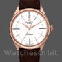 Replica Rolex Cellini Time 50505 Brown Leather Strap White Dial 39mm Herren Replica Uhr