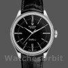 Replica Rolex Cellini Time 50509 Black Leather Strap Black Dial 39mm Herren Replica Uhr