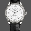 Replica Rolex Cellini Time 50509 Black Leather Strap White Dial 39mm Herren Replica Uhr