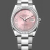 Replica Replica Rolex Datejust 36 126284RBR 0024 Pink Roman Diamond Dial Lady Uhren Exklusives Design