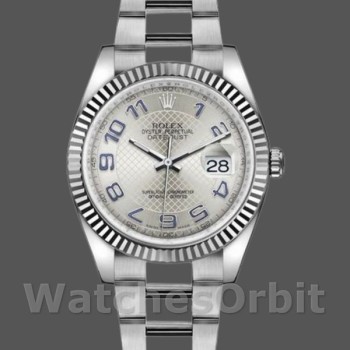 Replica Rolex Datejust 116234 Silver Dial Fluted Bezel 36mm Unisex Replica Uhr