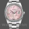 Replica Rolex Datejust 116244 Edelstahl Pink Floral Zifferblatt 36mm Lady Replica Uhr, Imitat, Klassisches Design