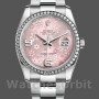 Replica Rolex Datejust 116244 Edelstahl Pink Floral Zifferblatt 36mm Lady Replica Uhr