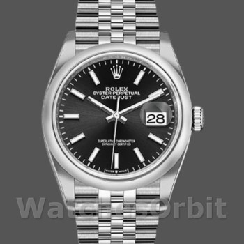 Replica Rolex Datejust 126200 Black Index Dial Stainless Steel 36MM Unisex Replica Uhr