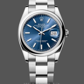 Replica Rolex Datejust 126200 Blue Dial Stainless Steel 36MM Unisex Replica Uhr