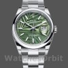 Replica Rolex Datejust 126200 Olive Green Palm Motif Dial Edelstahl 36MM Unisex Replica Uhr Hochwertige Unisex Replica Uhr online kaufen