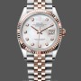 Replica Rolex Datejust 126231 0021 Perlmutt-Zifferblatt 36mm Jubiläumsarmband