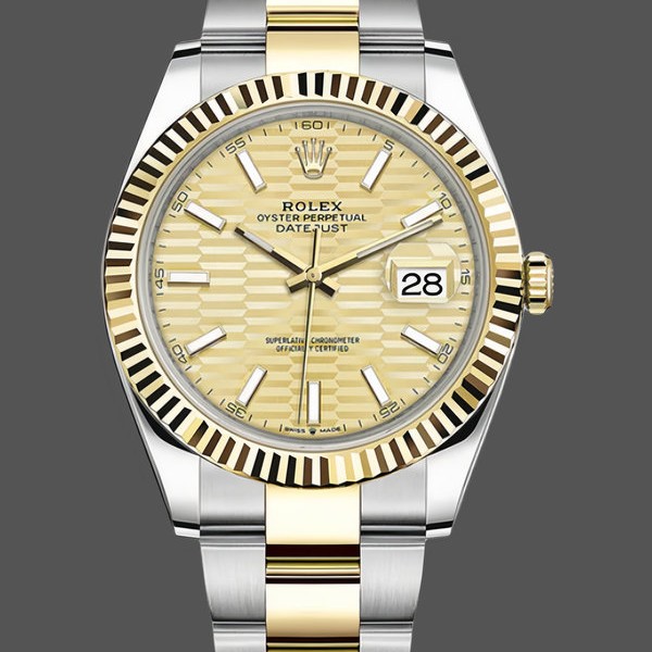 Replica Rolex Datejust 126233 Champagner Motiv Zifferblatt 36MM Unisex Replica Uhr Hochwertige Unisex Replica Uhr online kaufen