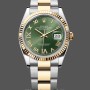 Replica Rolex Datejust 126233 Olive Green Dial Gelbgold und Oystersteel 36MM Unisex Uhren Replica Uhr