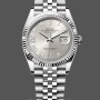 Replica Rolex Datejust 126234 0029 Silber Diamant Römische Zifferblatt 36MM Damen Uhr