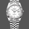 Replica Rolex Datejust 126234 Fluted Bezel White Roman Dial 36MM Unisex Replica Uhr Hochwertige Unisex Replica Uhr online kaufen