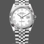 Replica Rolex Datejust 126234 Fluted Bezel White Roman Dial 36MM Unisex Replica Uhr