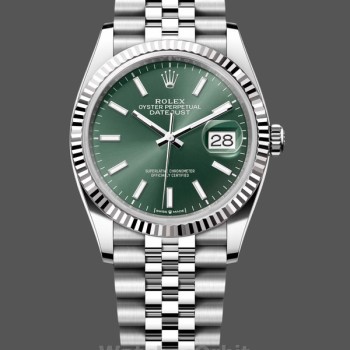 Replica Rolex Datejust 126234 Stainless Steel Mint Green Dial 36MM Unisex Replica Uhr