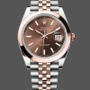 Replica Rolex Datejust 126301 Rose Gold Chocolate Brown Index Dial 41MM Herren Replica Uhr Hochwertige Herren Replica Uhr online kaufen
