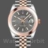 Replica Rolex Datejust 126301 Rose Gold Slate Grey Fluted Motif Dial 41MM Herren Replica Uhr Hochwertige Herren Replica Uhr online kaufen