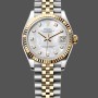 Replica Rolex Datejust 126333 0018 41mm White Mother of Pearl Diamond Dial Herrenuhr