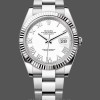 Replica Rolex Datejust 126334 0023 Fluted Bezel White Roman Numeral Dial 41MM Herren Replica Uhr Hochwertige Herren Replica Uhr online kaufen