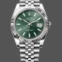 Replica Rolex Datejust 126334 0028 41 Oystersteel und Weißgold Herrenuhr