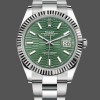 Replica Rolex Datejust 126334 0029 Fluted Bezel Green Motif Dial 41MM Herren Replica Uhr Hochwertige Herren Replica Uhr online kaufen