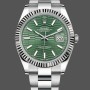 Replica Rolex Datejust 126334 0029 Fluted Bezel Green Motif Dial 41MM Herren Replica Uhr