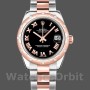 Replica Rolex Datejust 178341 Black Roman Numerals Dial 31MM Lady Replica Uhr