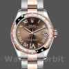 Replica Rolex Datejust 178341 Chocolate Brown Roman Numeral Dial 31MM Lady Replica Uhr Exklusive Damen Replica Uhr kaufen