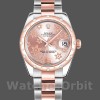 Replica Rolex Datejust 178341 Everose Gold Pink Floral Dial 31MM Lady Replica Uhr Exklusive Damen Replica Uhr kaufen