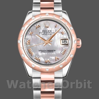 Replica Rolex Datejust 178341 White Mother of Pearl Dial 31MM Lady Replica Uhr